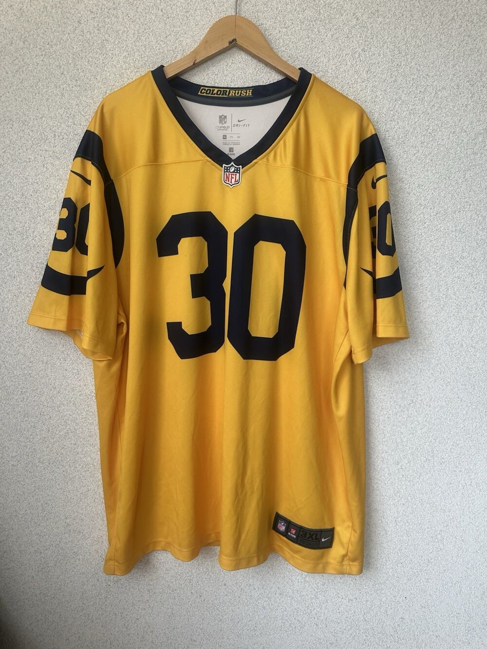 Los Angeles Rams Jersey Todd Gurley II #30 Nike On Field Mens 3XL NFL Official